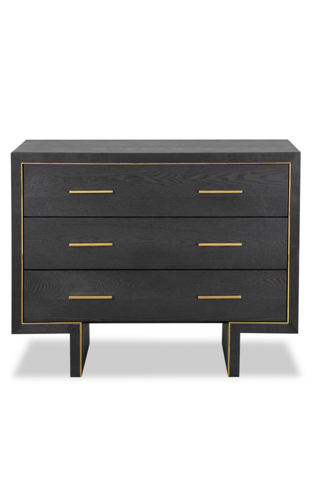Black Ash 3-Drawer Chest | Liang & Eimil Tigur | Oroa.com