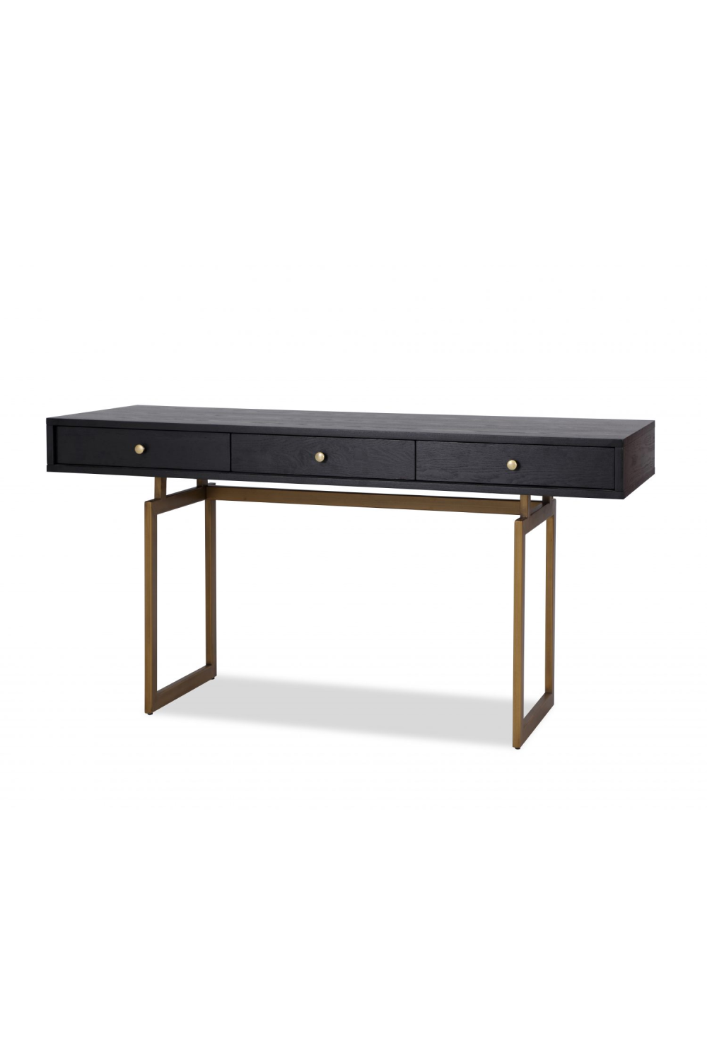 Antique Brass Leg Wooden Desk | Liang & Eimil Hamilton | Oroa.com