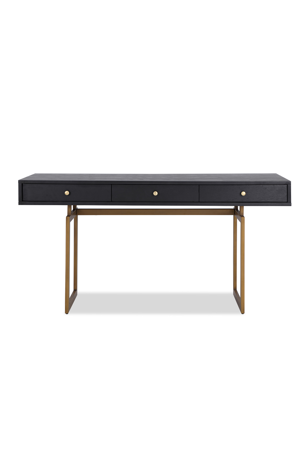 Antique Brass Leg Wooden Desk | Liang & Eimil Hamilton | Oroa.com