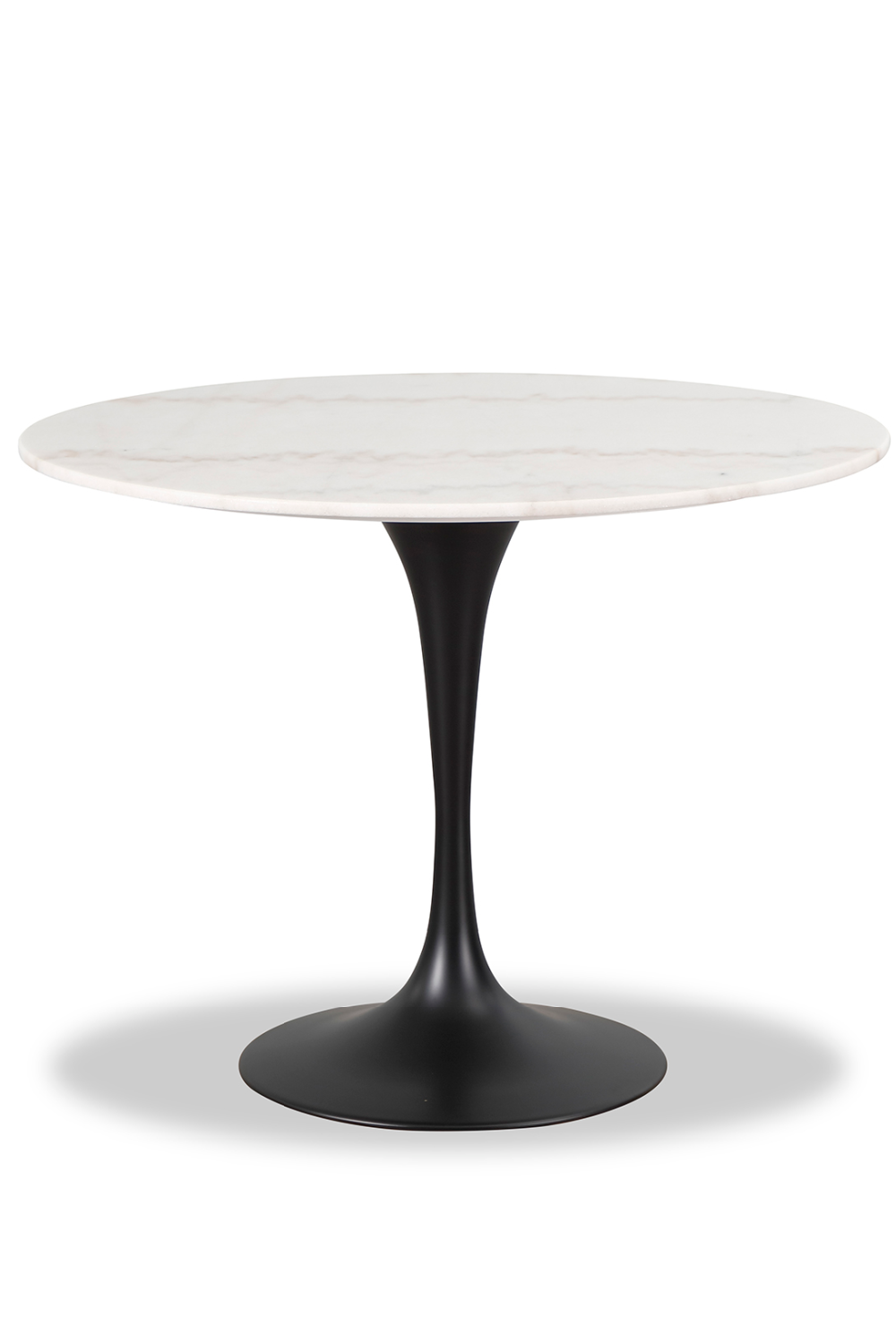 Black Round Pedestal Dining Table | Liang & Eimil Telma | Oroa.com