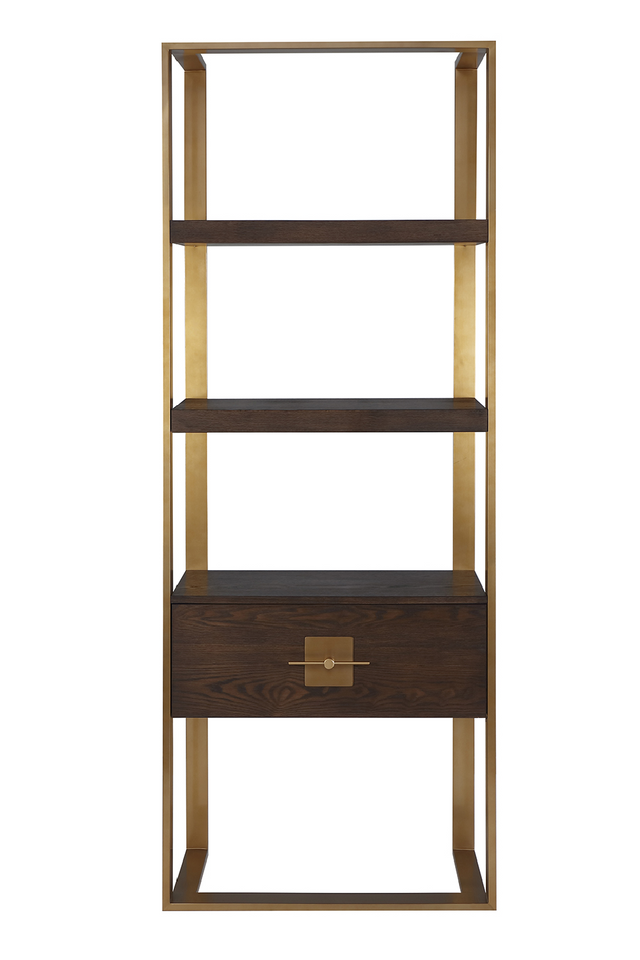 Brass Framed Shelving Unit | Liang & Eimil Ophir | Oroa.com
