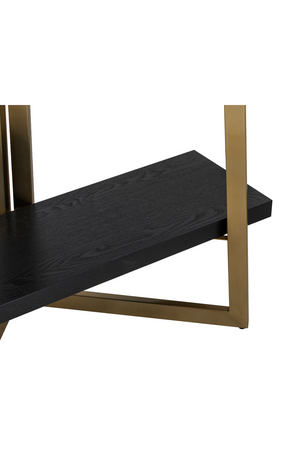 Black 4-Shelf Wooden Bookcase | Liang & Eimil Andaz | Oroa.com