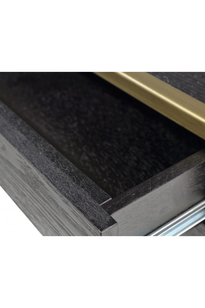 2-Drawer Brass Bedside Table | Liang & Eimil Rivoli | Oroatrade.com