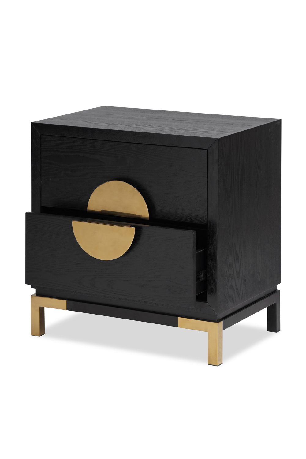 Gold 2-Drawer Bedside Table | Liang & Eimil Otium | Oroatrade.com