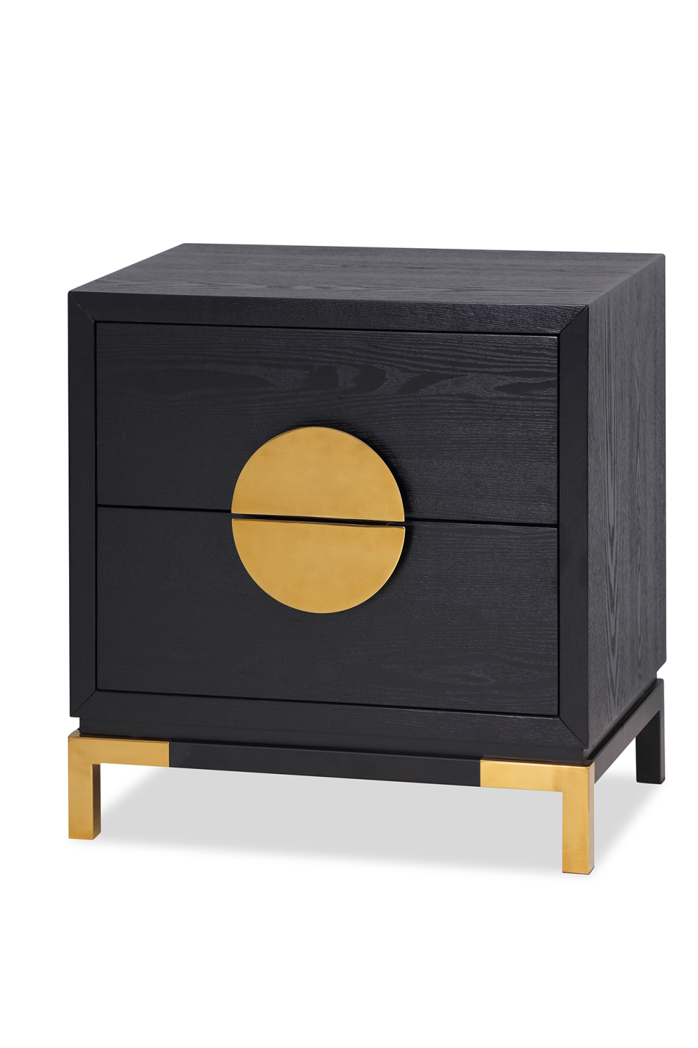 Gold 2-Drawer Bedside Table | Liang & Eimil Otium | Oroatrade.com