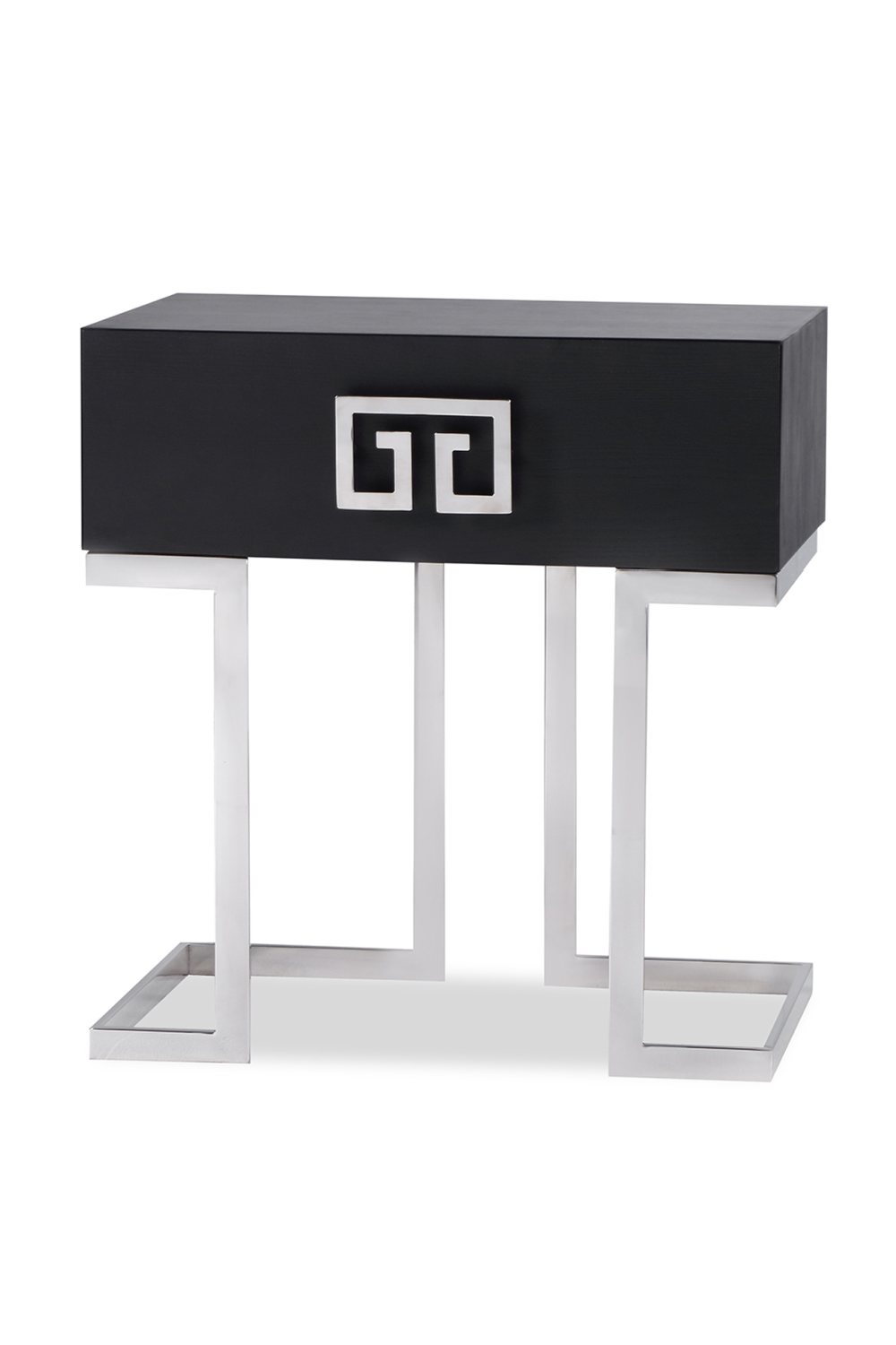 Rectangular Silver Bedside Table | Liang & Eimil Nobbu | Oroa.com