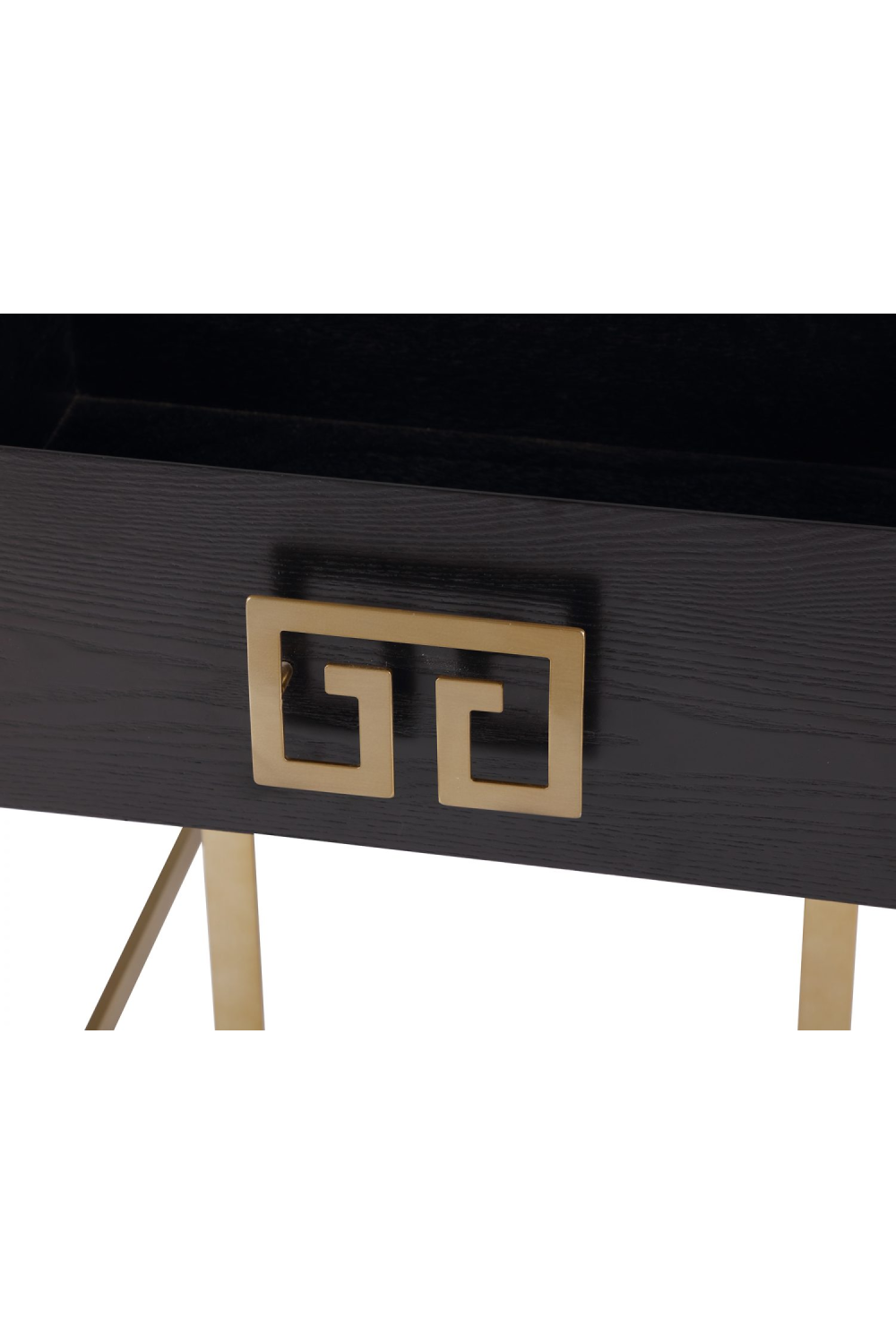 Rectangular Brass Bedside Table | Liang & Eimil Nobbu | Oroa.com