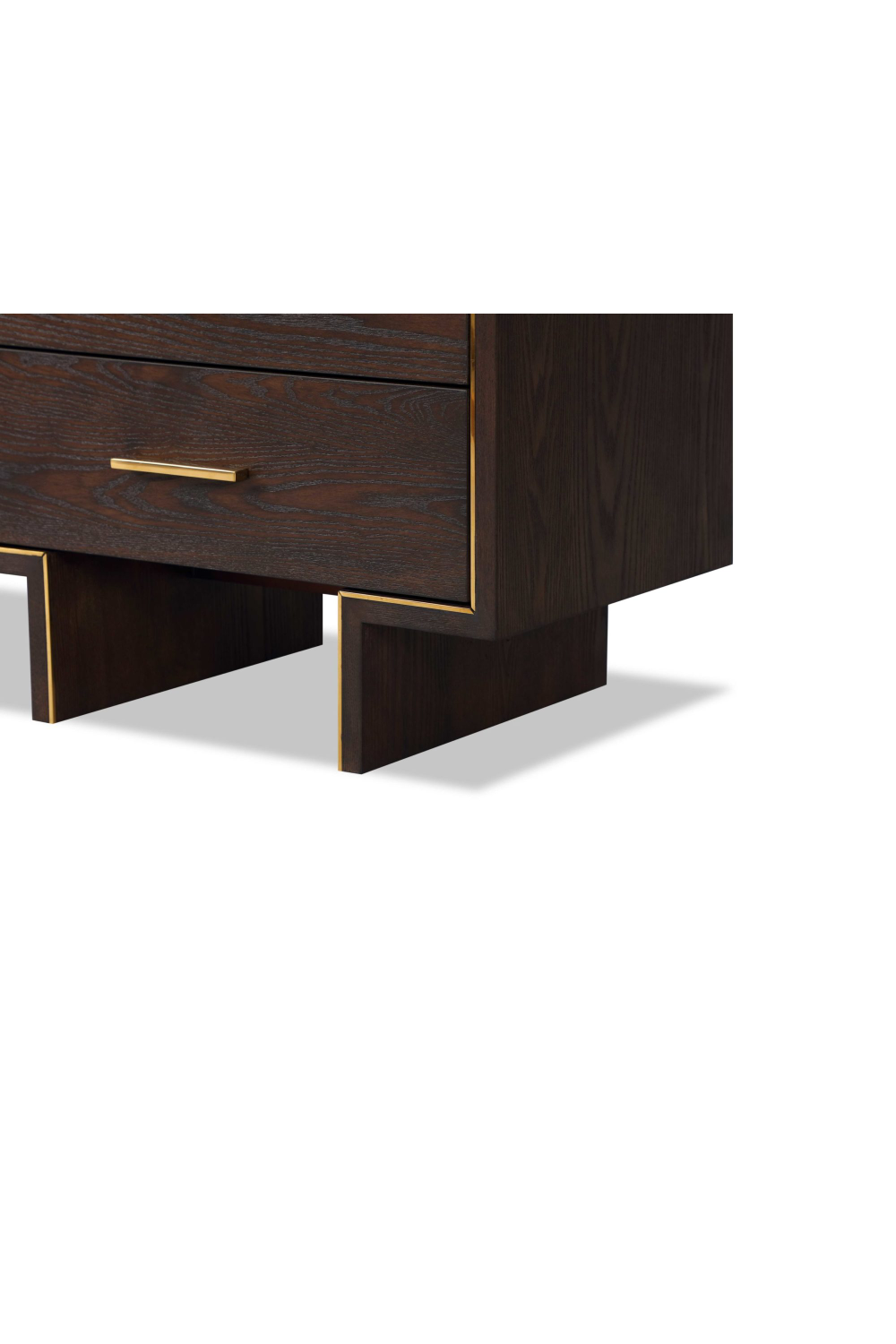 Dark Brown Rectangular Bedside Table | Liang & Eimil Tigur | Oroa.com