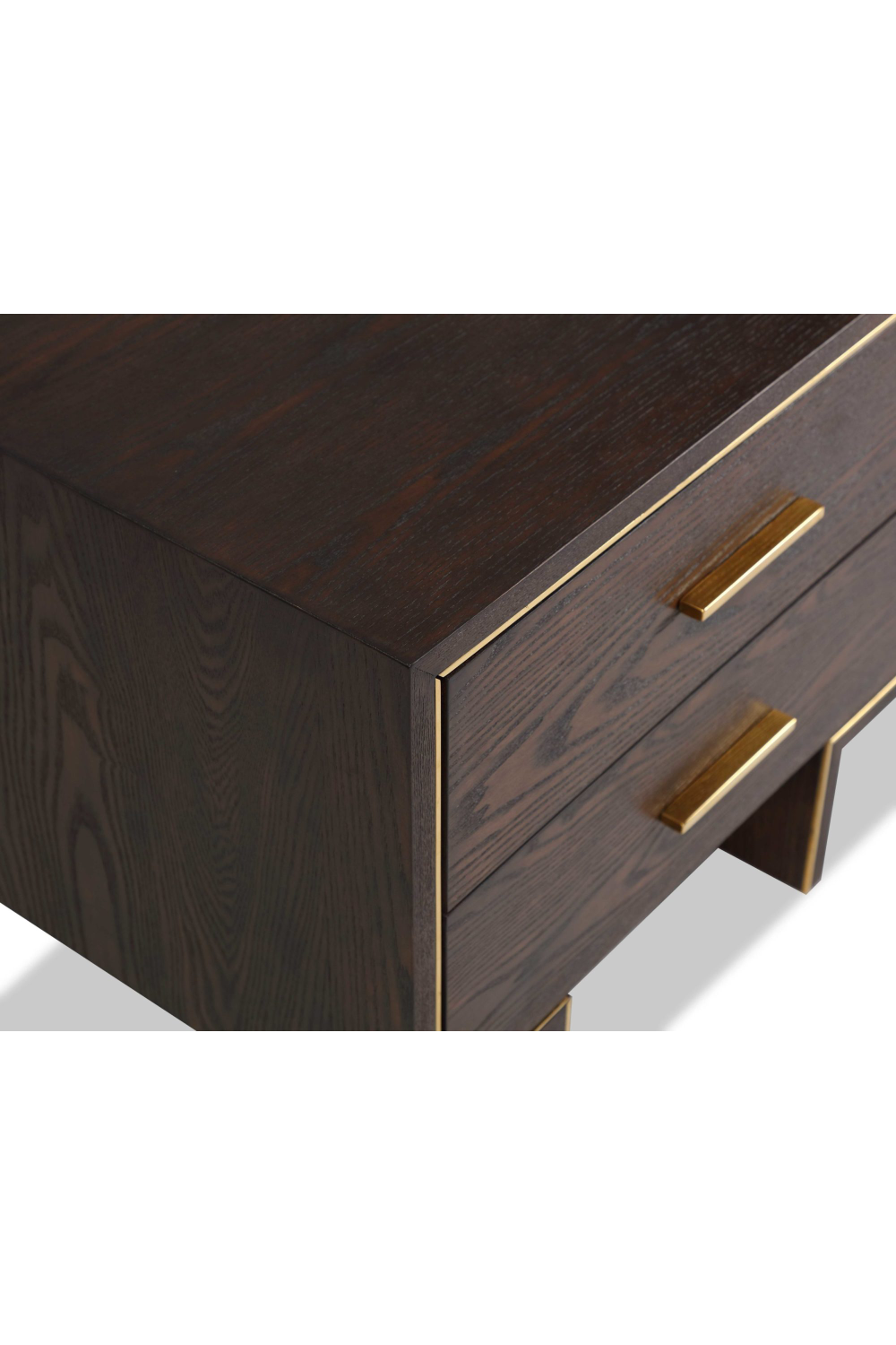 Dark Brown Rectangular Bedside Table | Liang & Eimil Tigur | Oroa.com