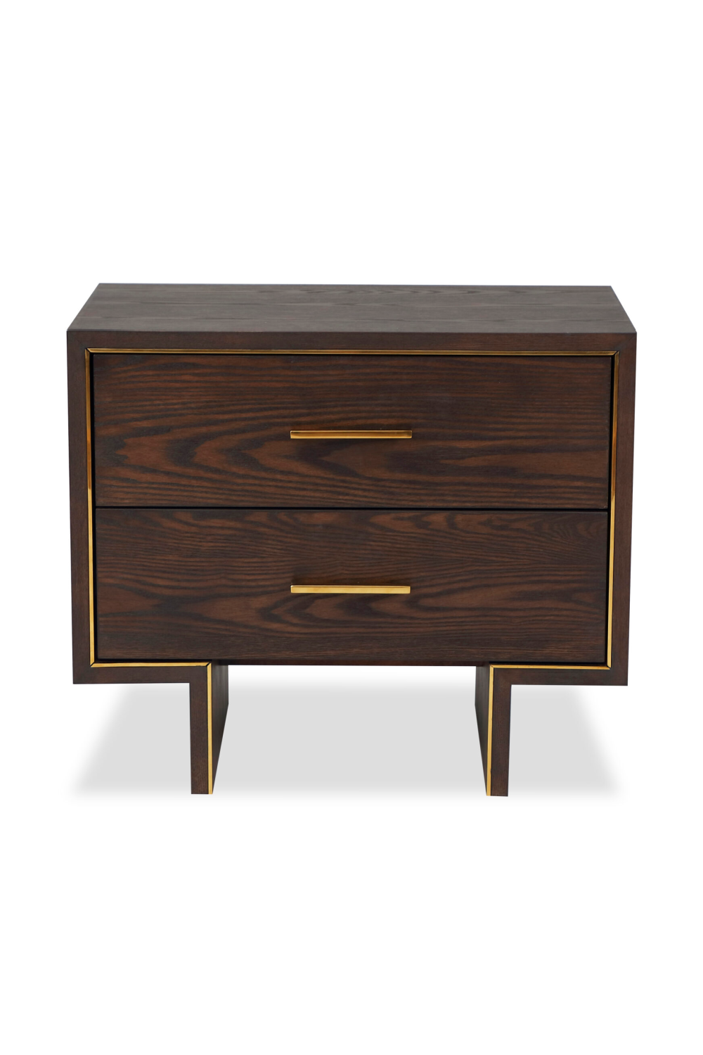 Dark Brown Rectangular Bedside Table | Liang & Eimil Tigur | Oroa.com