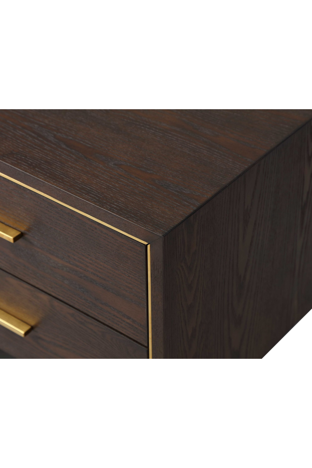 Dark Brown Rectangular Bedside Table | Liang & Eimil Tigur | Oroa.com