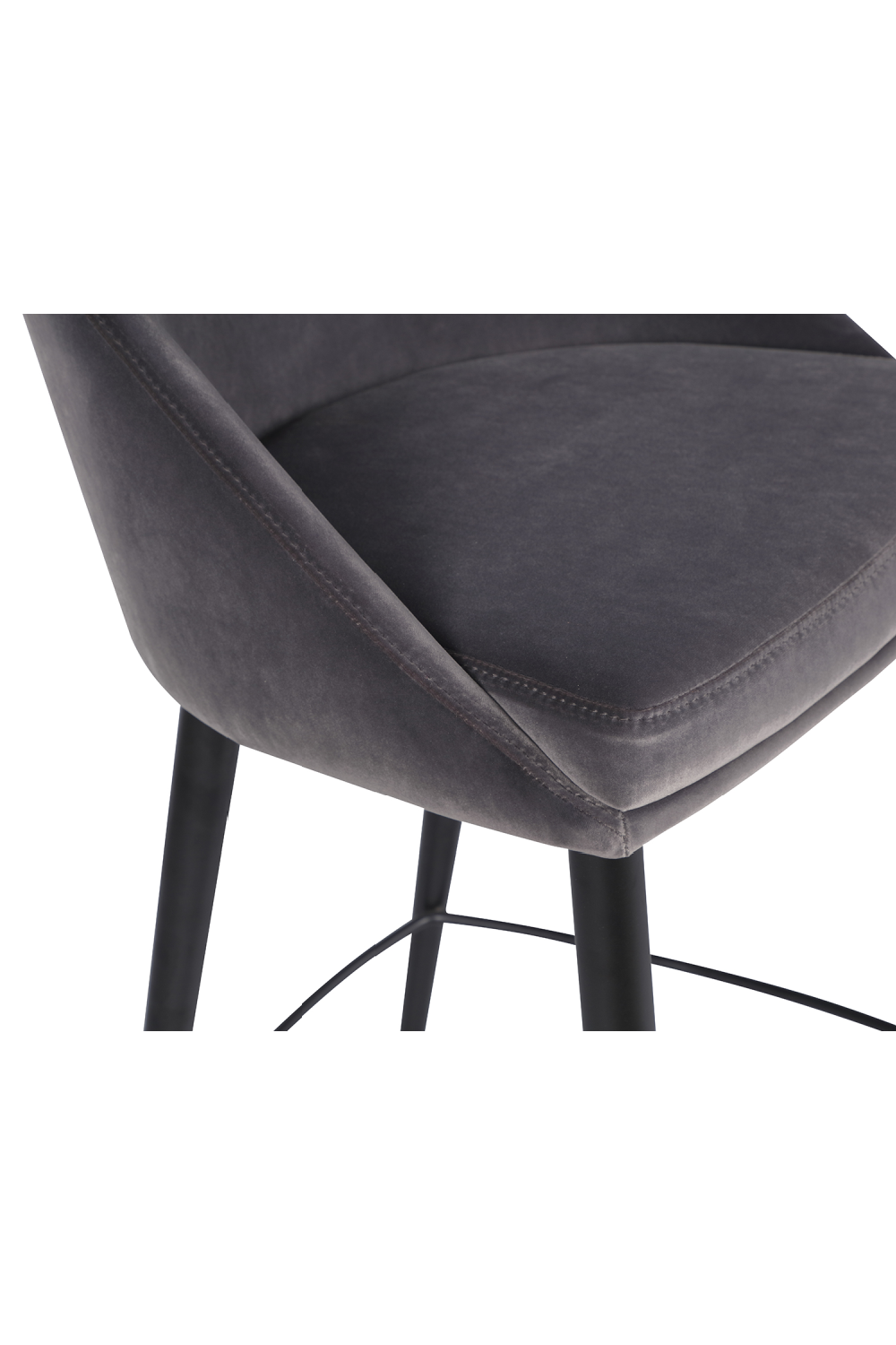 Gray Velvet Barstool | Liang & Eimil Arden | Oroa.com