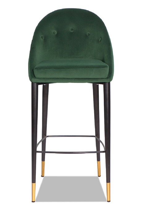 Emerald Green Velvet Barstool | Liang & Eimil Arden | Oroa.com