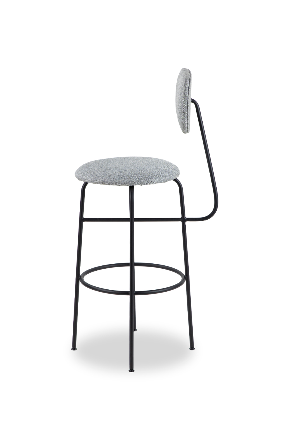 Gray Upholstered Barstool | Liang & Eimil Seclus | Oroa.com