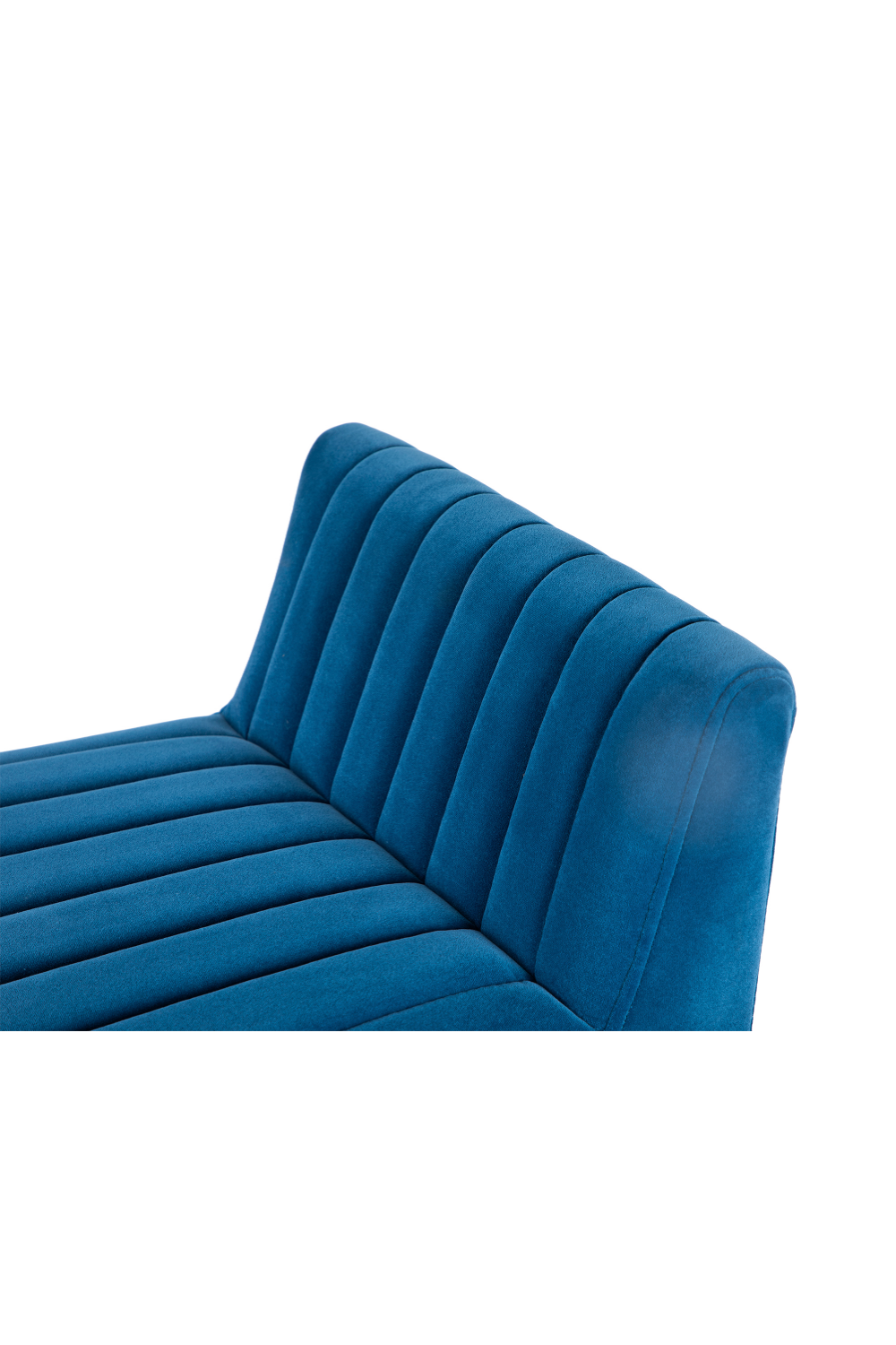 Polar Blue Velvet Barstool | Liang & Eimil Coltrane | Oroa.com