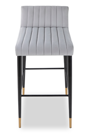 Gray Velvet Barstool | Liang & Eimil Coltrane | Oroa.com