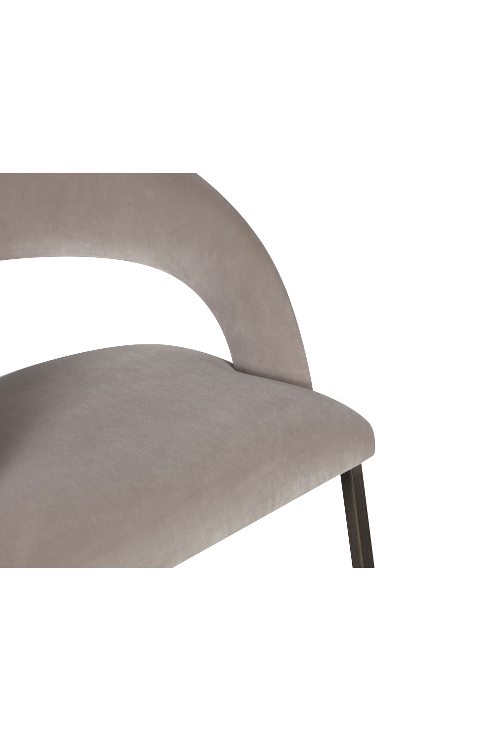 Mink Velvet Upholstered Dining Chair | Liang & Eimil Alfie | Oroa.com