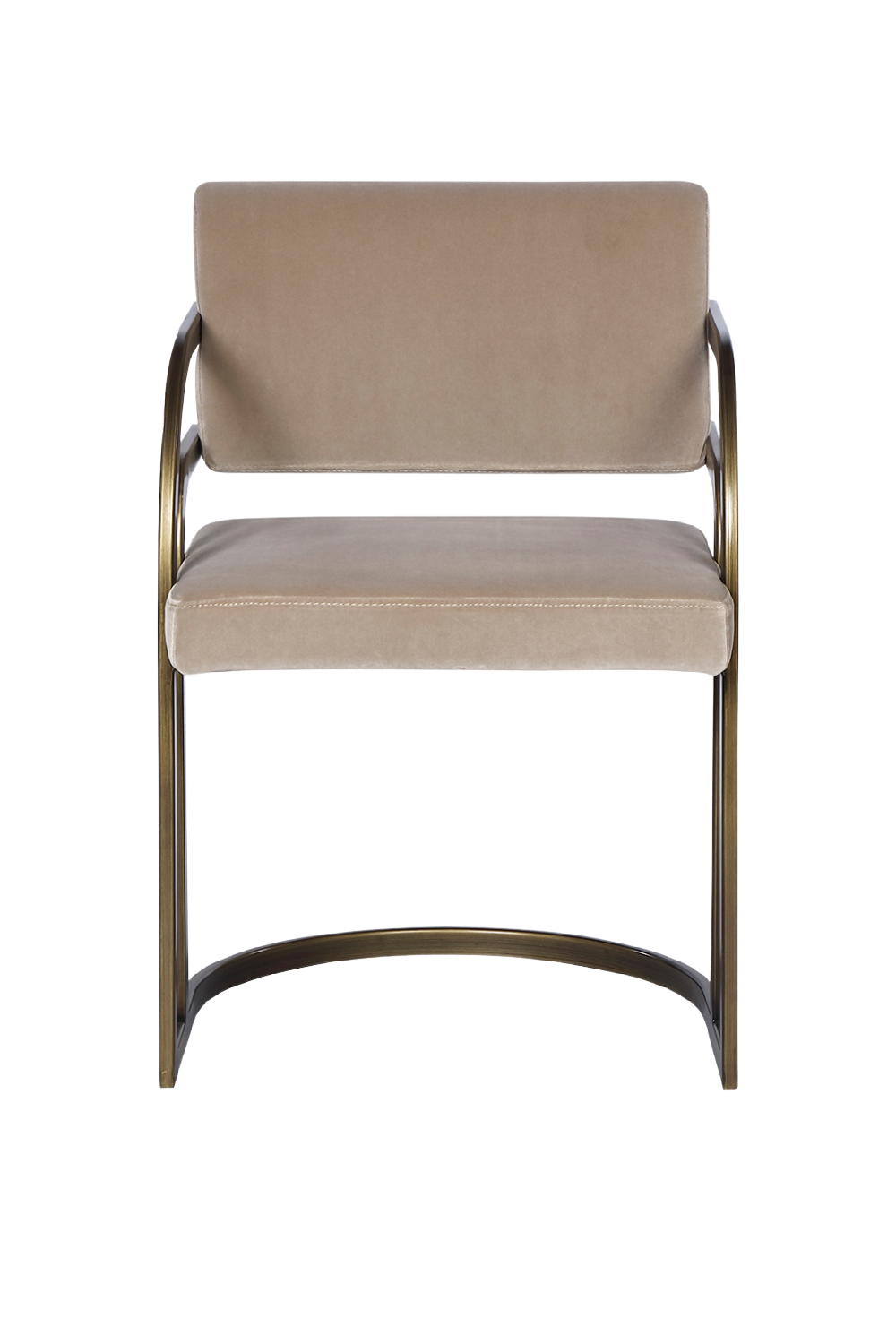 Bronze Framed Mink Velvet Dining Chair | Liang & Eimil Dylan | OROA.com