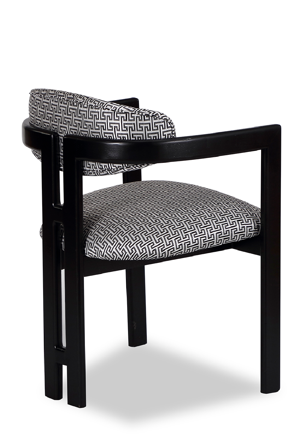 Black Geometric Dining Chair | Liang & Eimil Neo | OROA.com