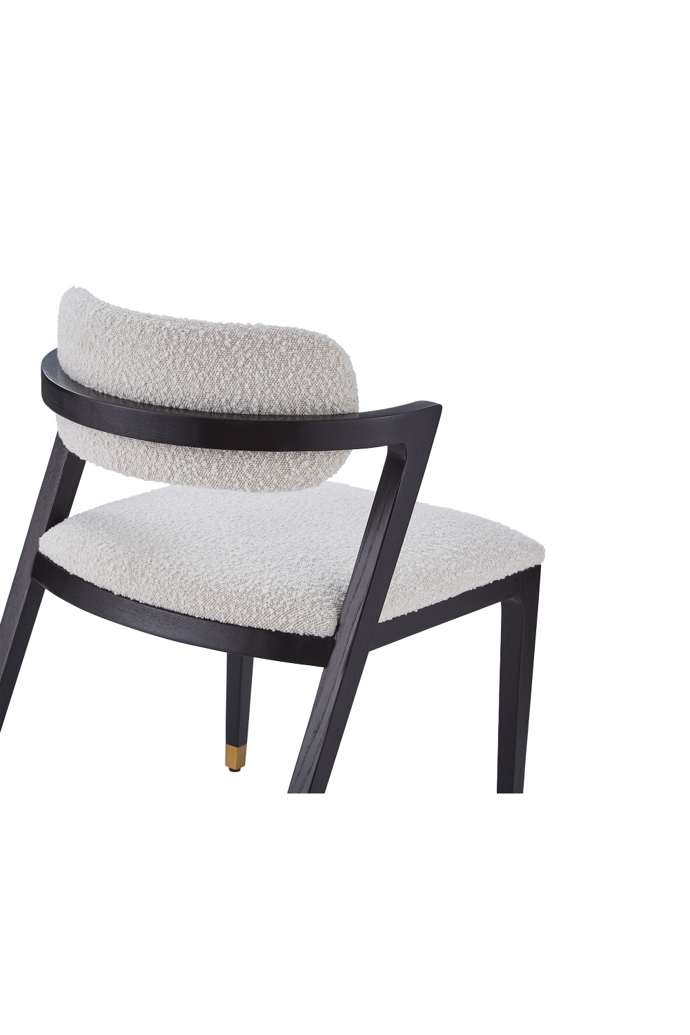 Black Ash Boucle Sand Dining Chair | Liang & Eimil Greta | OROA