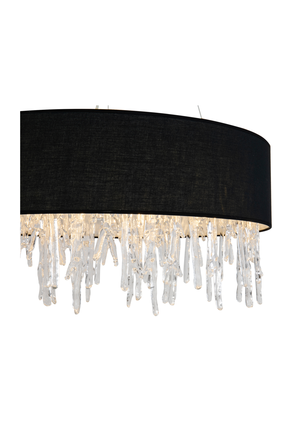 Black Fabric Shade Chandelier | Liang & Eimil Dumas | Oroa.com