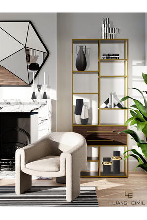 Black & Silver Ceramic Vase - S  | Liang & Eimil Diamond II | Oroa.com