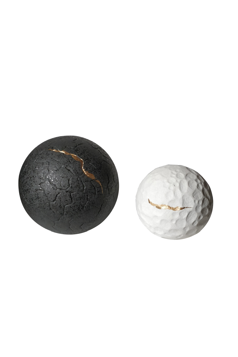 Round Black Ceramic Sculpture | Liang & Eimil Globus I | OROA.com