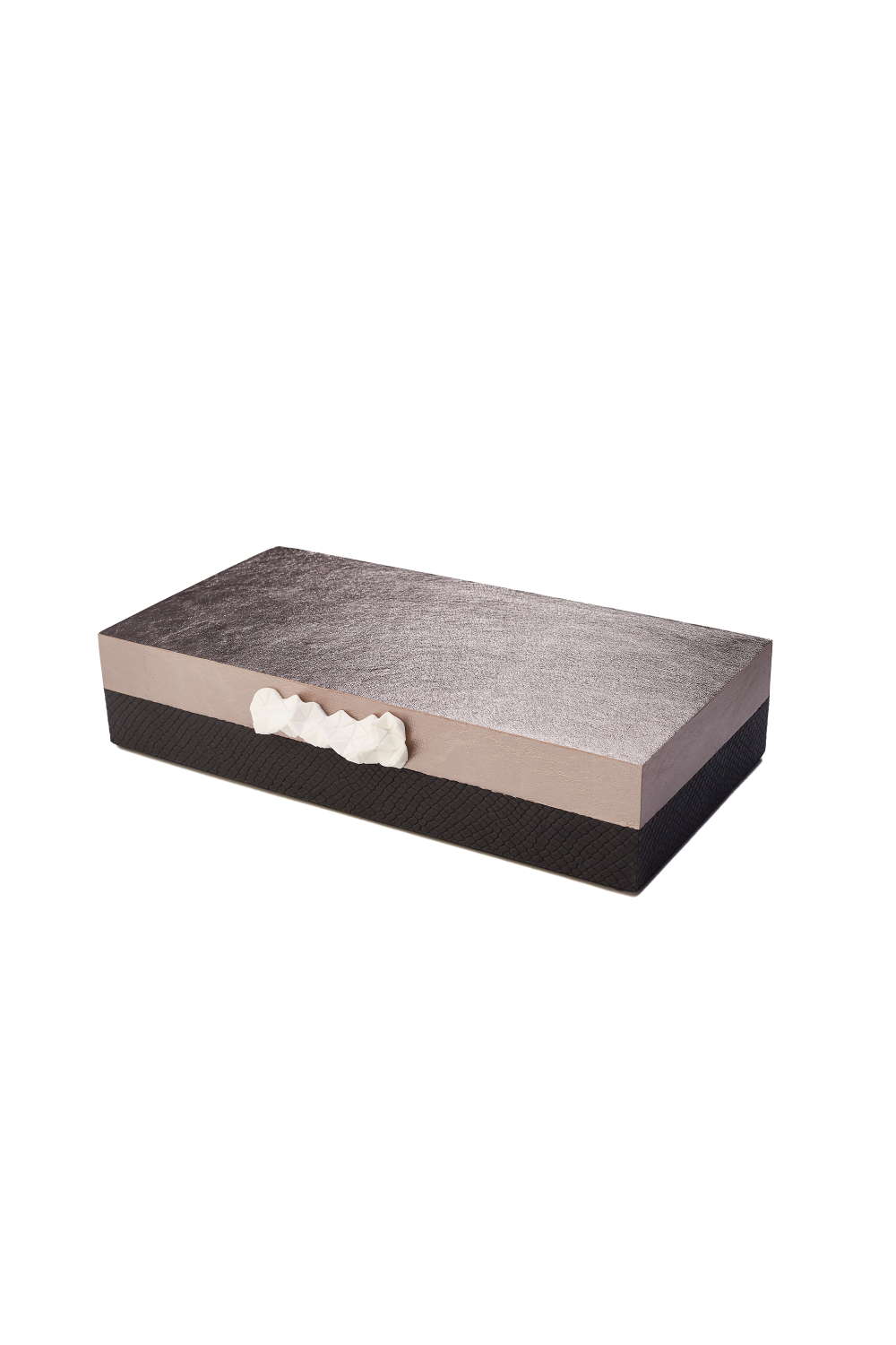 Embossed Vinyl Rectangular Box | Liang & Eimil Torque | OROA.com