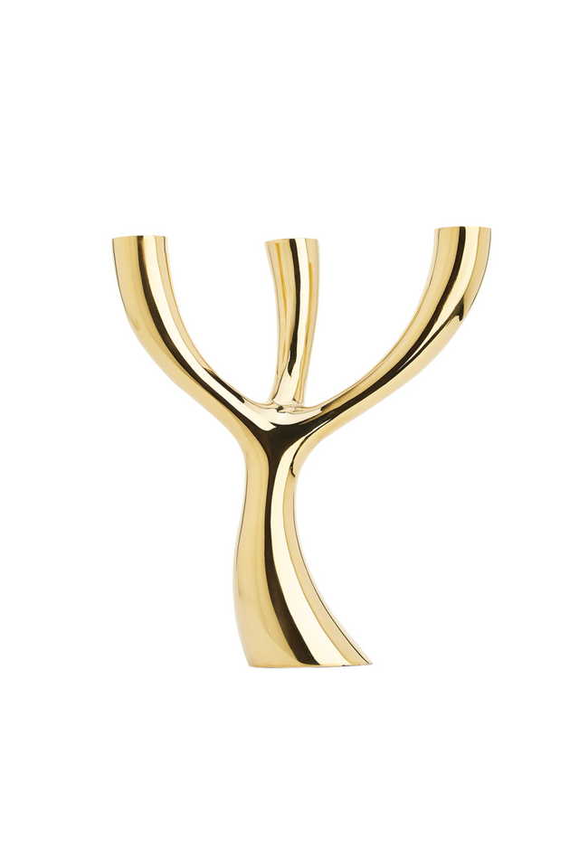 Polished Brass Candleholder | Liang & Eimil Anthem | OROA.com