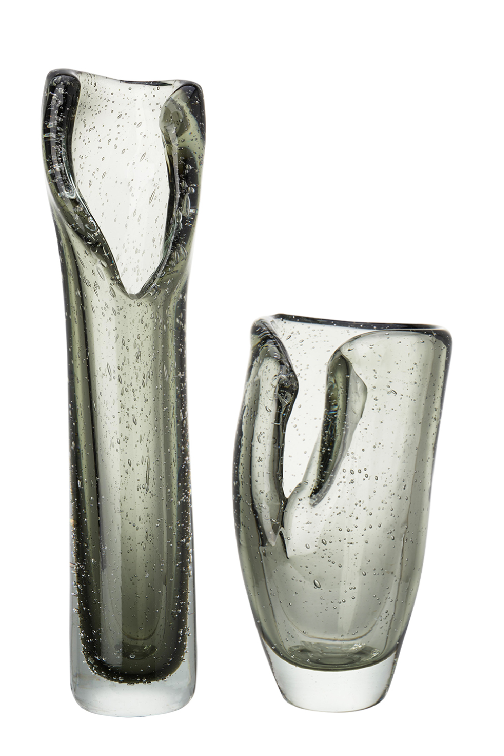 Gray Glass Organic Vase L | Liang & Eimil Elise | Oroa.com