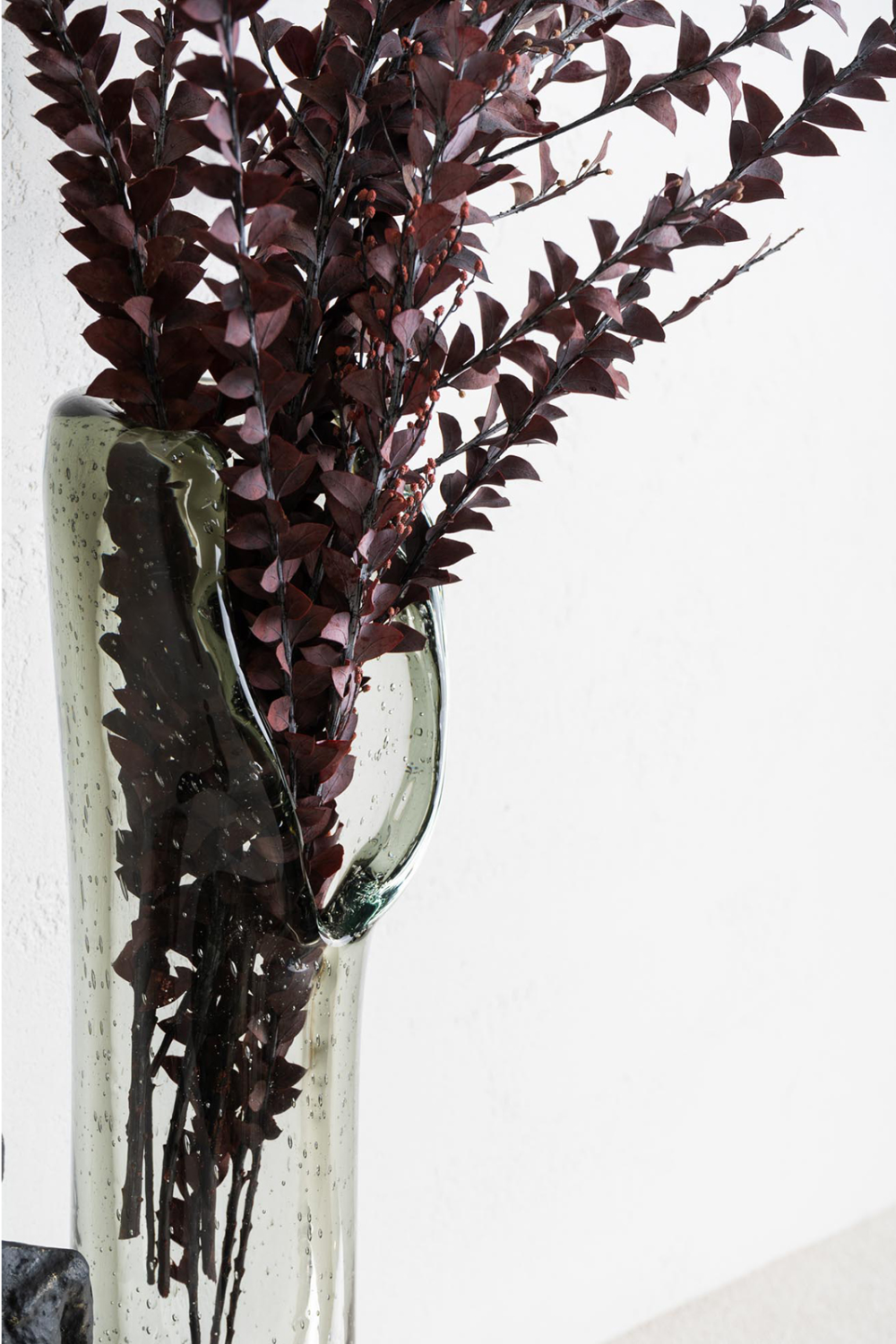 Gray Glass Organic Vase L | Liang & Eimil Elise | Oroa.com