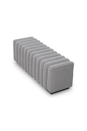 Channeled Seat Boucle Bench | Liang & Eimil Kalum | OROA.com