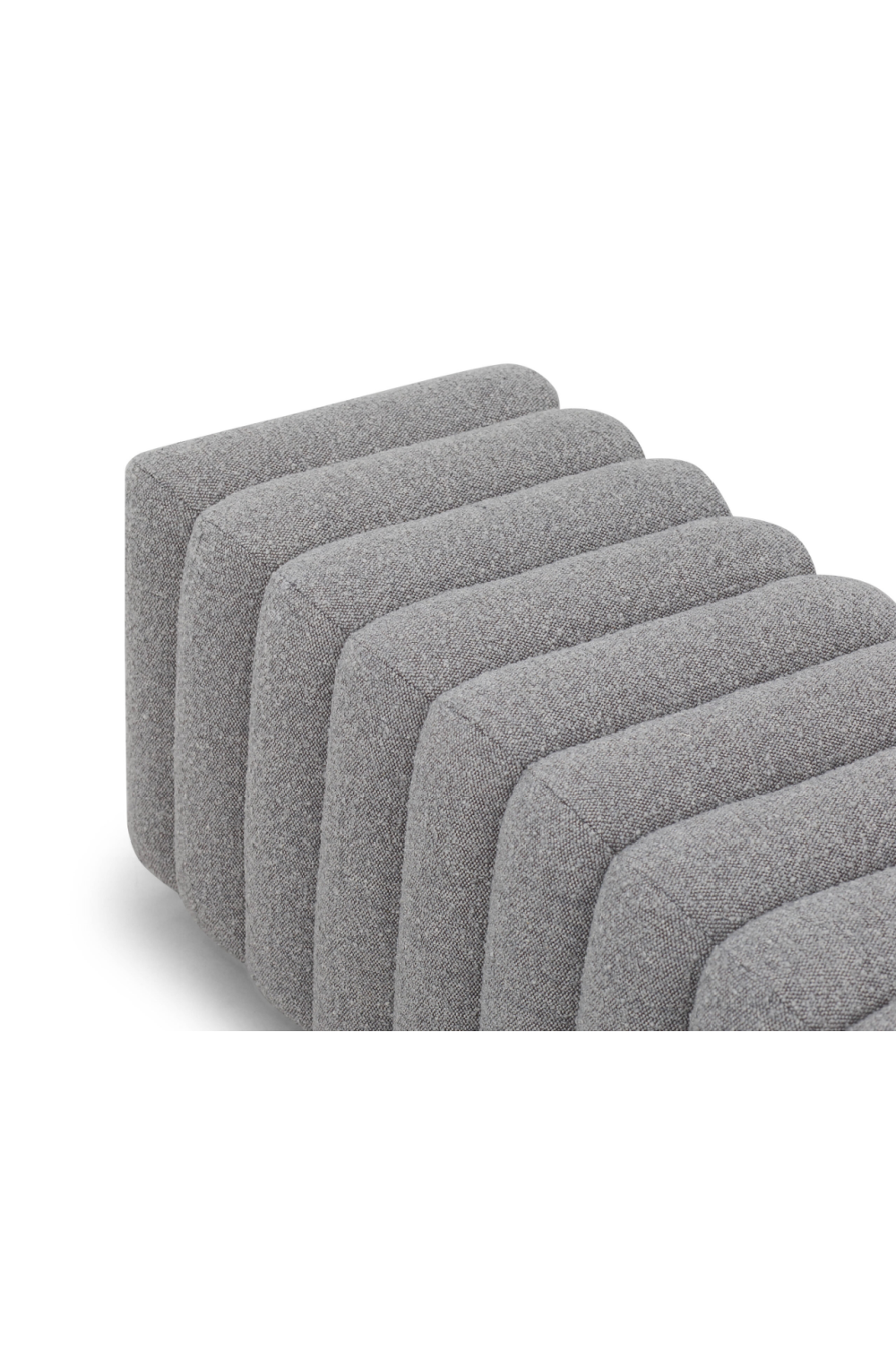 Channeled Seat Boucle Bench | Liang & Eimil Kalum | OROA.com