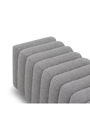 Channeled Seat Boucle Bench | Liang & Eimil Kalum | OROA.com