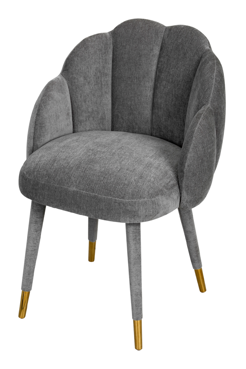 Velvet Clamshell Dining Chair | Liang & Eimil Mina | Oroa.com