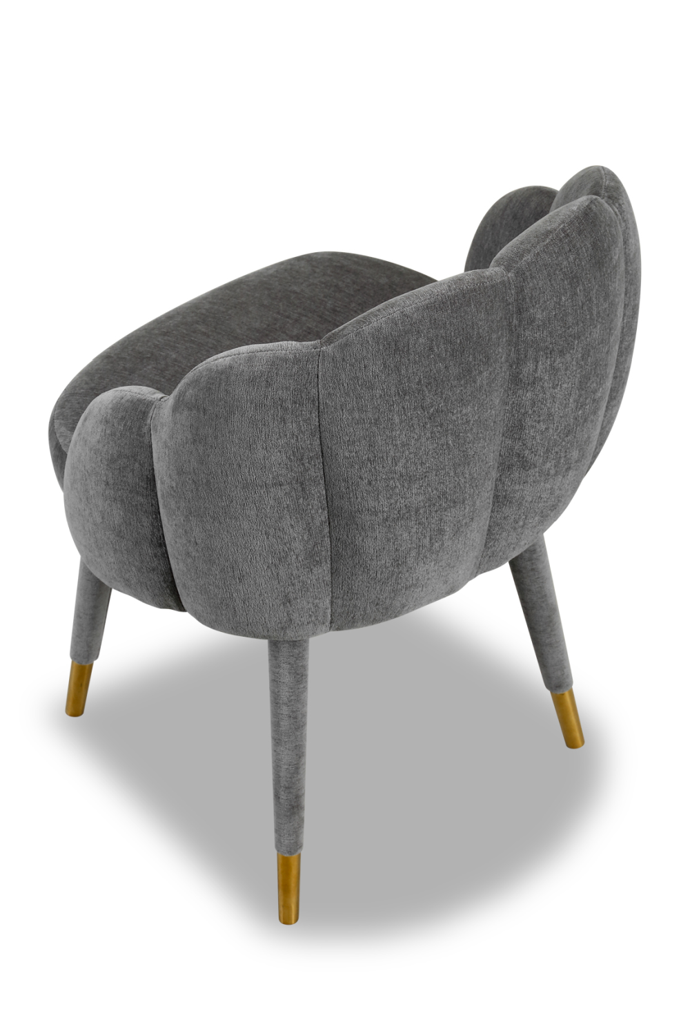 Velvet Clamshell Dining Chair | Liang & Eimil Mina | Oroa.com