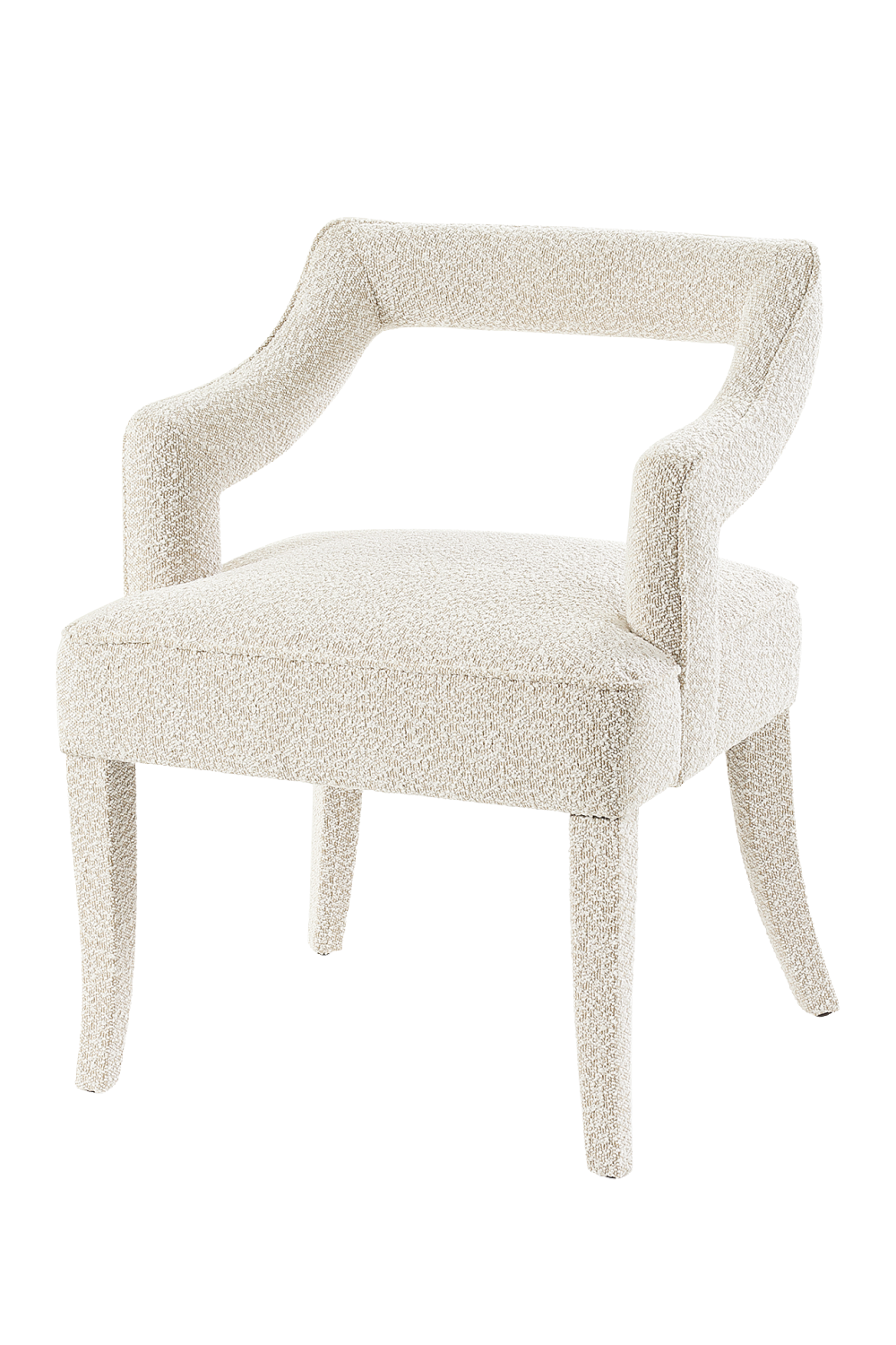 Bouclé Upholstered Modern Dining Chair | Liang & Eimil Calvin | Oroatrade.com