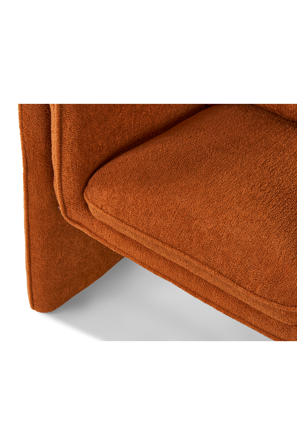 Rust Chenille Occasional Chair | Liang & Eimil Bloom | Oroa.com