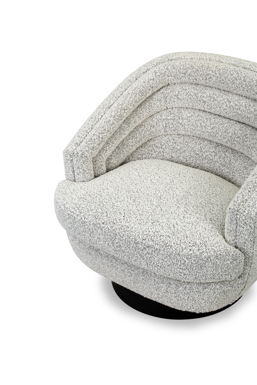 Bouclé Swivel Occasional Chair | Liang & Eimil Wegner | Oroatrade.com