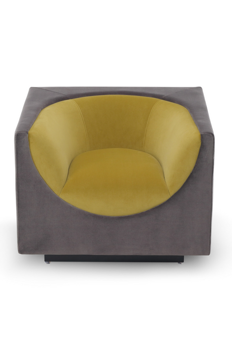   Square Art Deco Accent Chair | Oroa.com