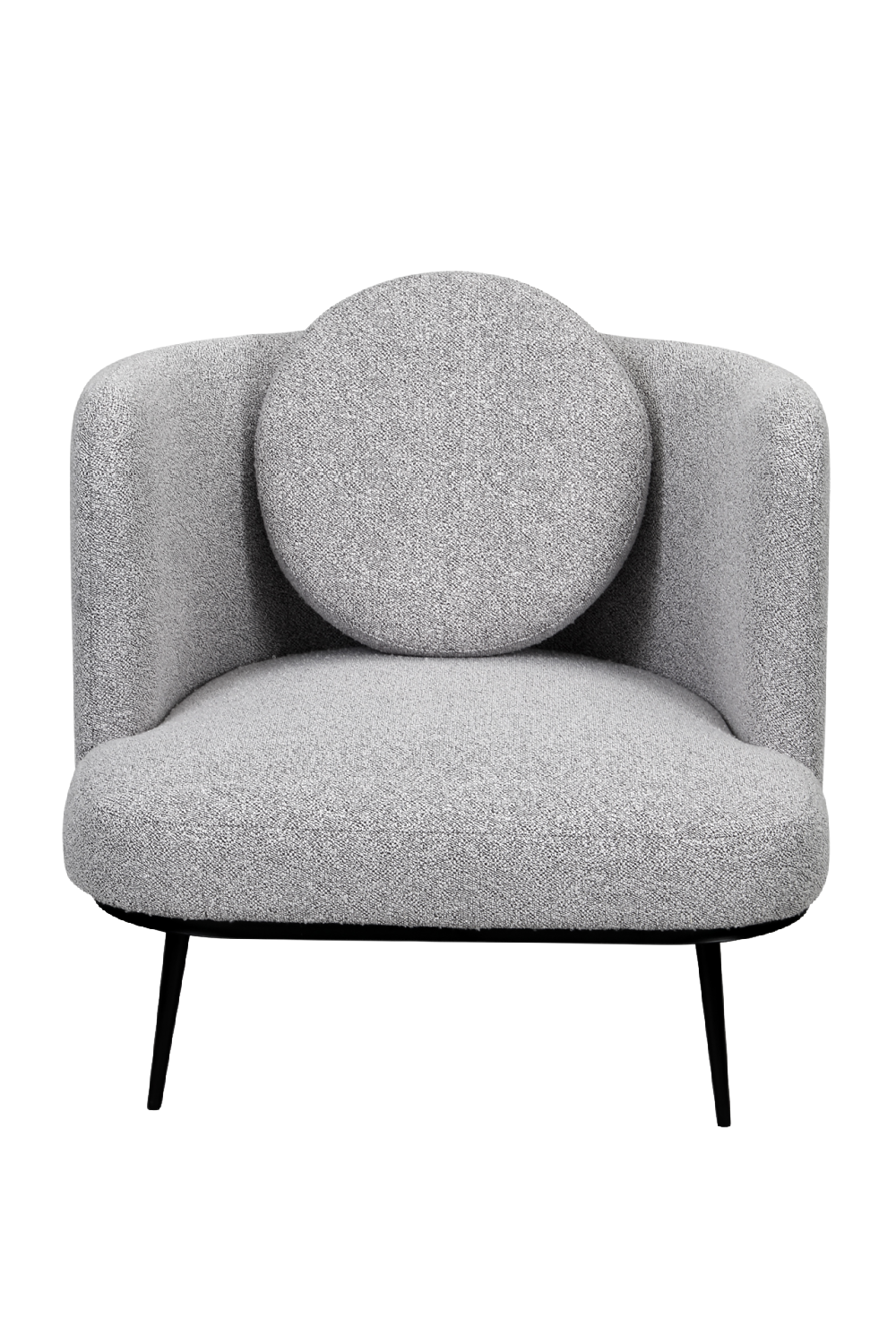 Gray Curved Occasional Chair | Liang & Eimil V Lux | Oroa.com