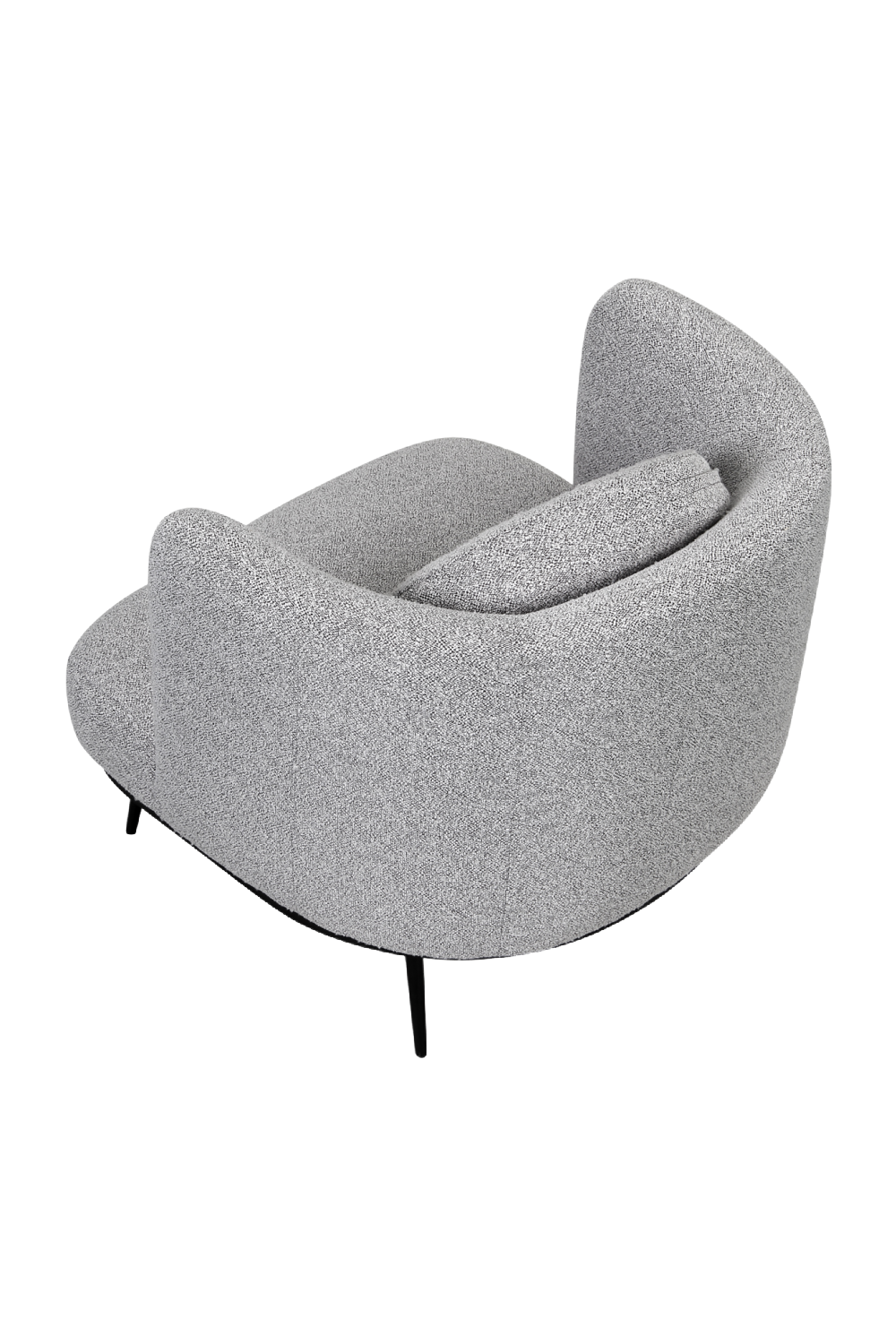 Gray Curved Occasional Chair | Liang & Eimil V Lux | Oroa.com