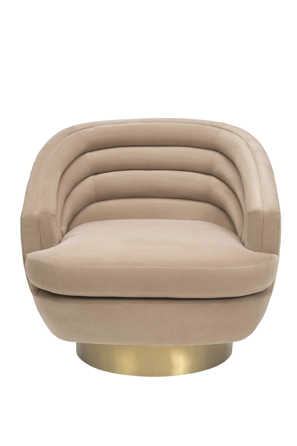 Beige Velvet Accent Chair | Liang & Eimil Wegner | Oroa.com