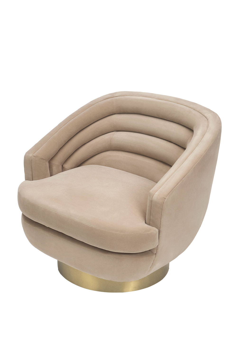 Beige Velvet Accent Chair | Liang & Eimil Wegner | Oroa.com