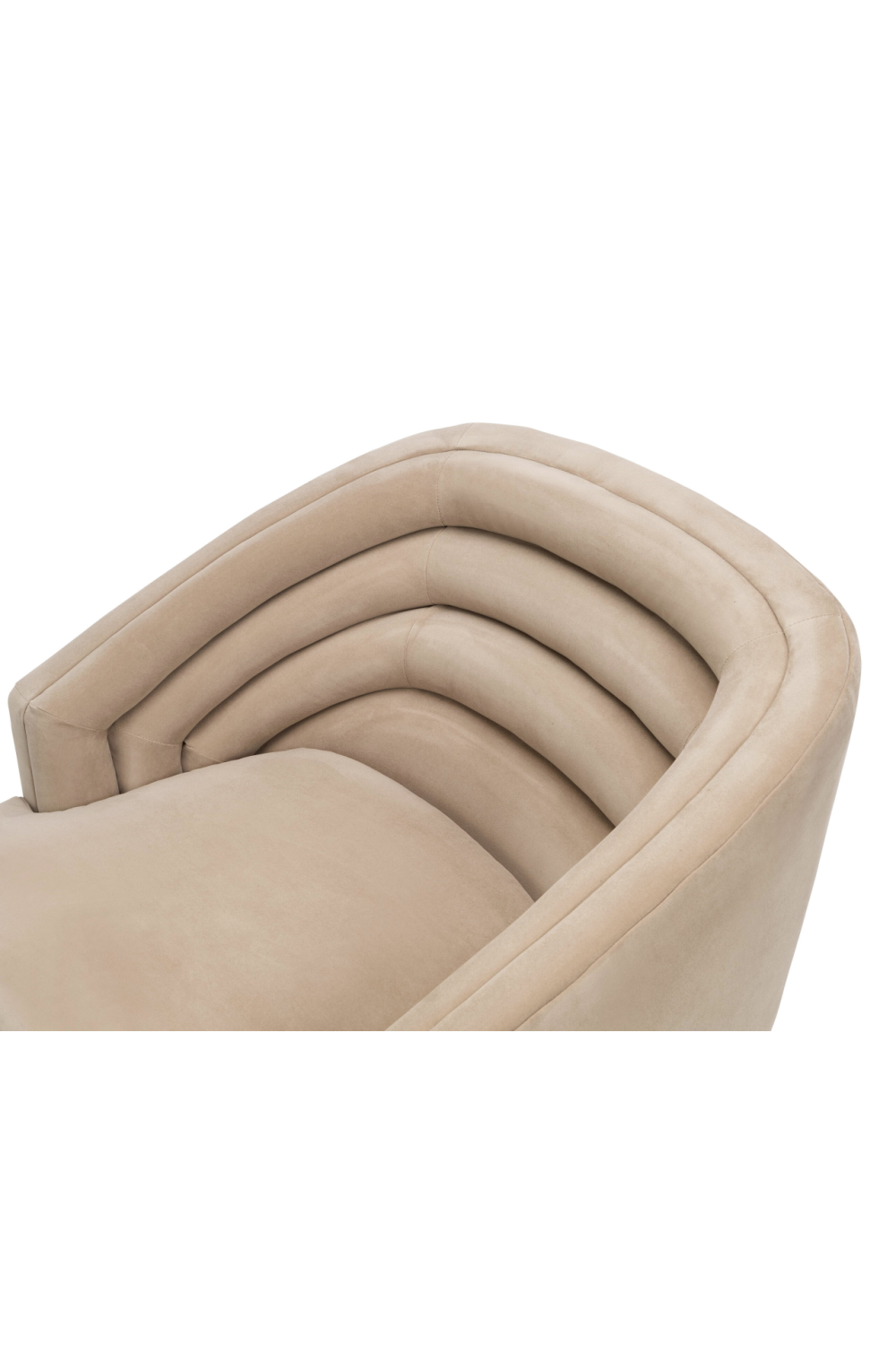 Beige Velvet Accent Chair | Liang & Eimil Wegner | Oroa.com