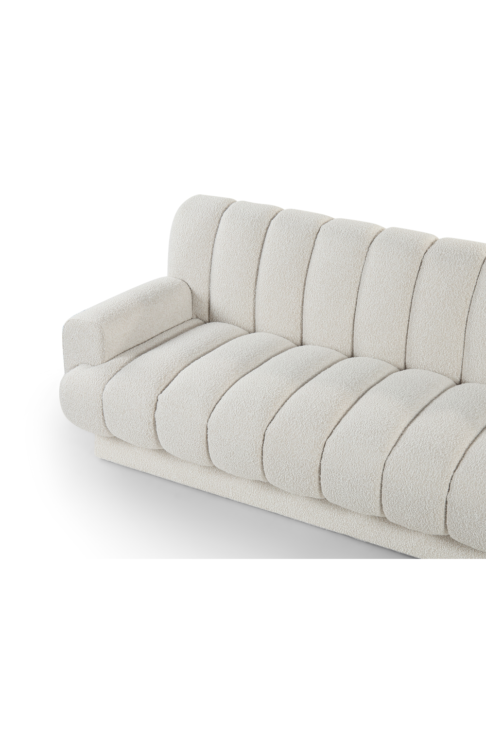 Bouclé Deep Channel Sofa | Liang & Eimil Keiron | Oroa.com