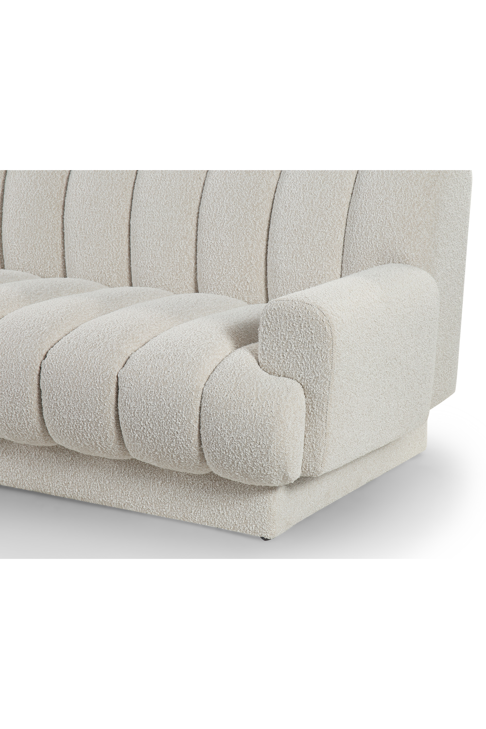 Bouclé Deep Channel Sofa | Liang & Eimil Keiron | Oroa.com