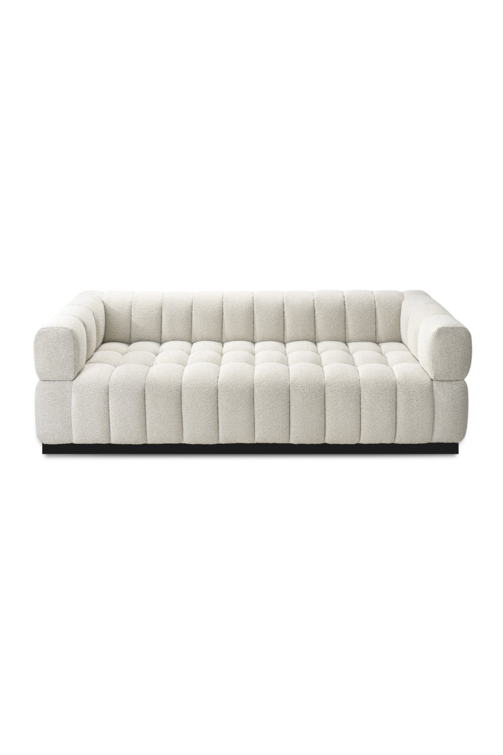 White Bouclé Tufted Sofa | Liang & Eimil Marat | Oroa.com