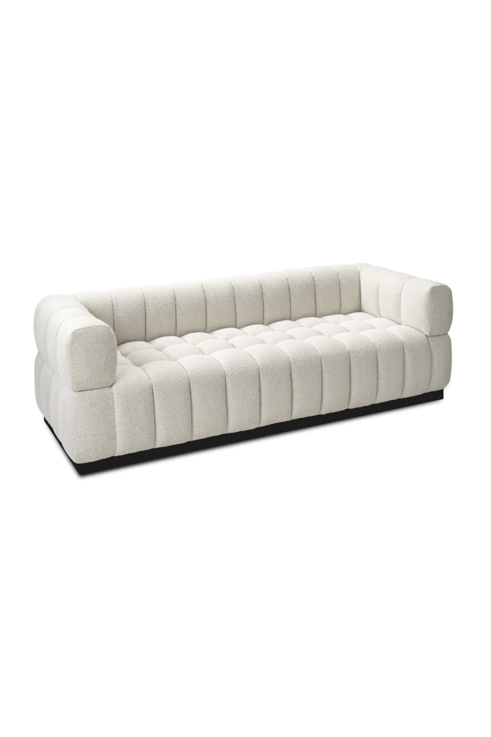 White Bouclé Tufted Sofa | Liang & Eimil Marat | Oroa.com