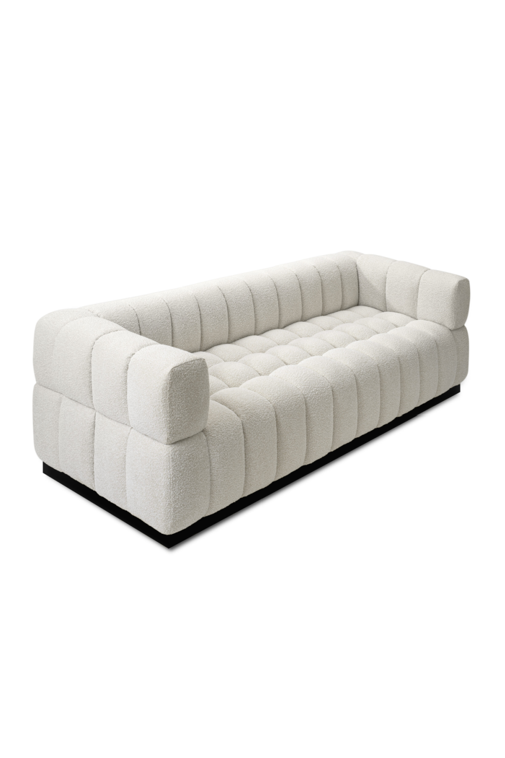 White Bouclé Tufted Sofa | Liang & Eimil Marat | Oroa.com